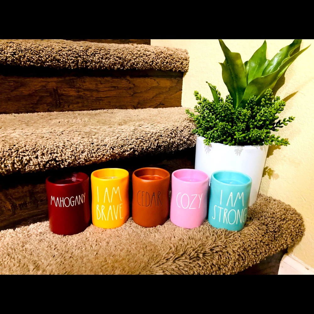 Rae dunn ceramic candles NWT!